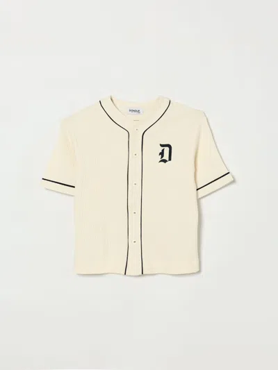 Dondup Shirt  Kids Kids Color Yellow Cream In Orange