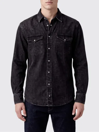 Dondup Shirt Men Color Charcoal In Black