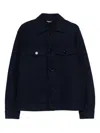 Dondup Front Pocket Shirt Long Sleeves In Blue