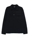 Dondup Front Pocket Shirt Long Sleeves In Blue