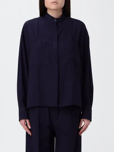 Dondup シャツ  レディース カラー ブルー In Black