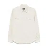 Dondup Long-sleeve Shirt In Beige