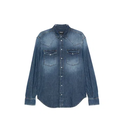 Dondup Shirts In Blue