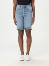 Dondup Denim Shorts With Belt Loops In Denim