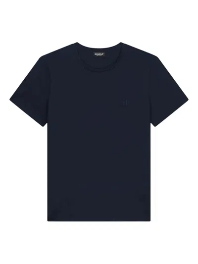 Dondup Short-sleeve Logo T-shirt In Blue