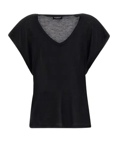 Dondup Short Sleeve T-shirts In Black