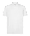 Dondup Short-sleeved Polo Shirt In White