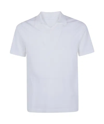 Dondup Short-sleeved Polo Shirt In White