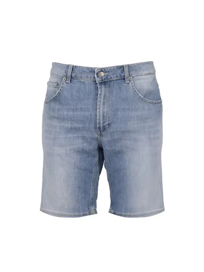 Dondup Shorts In Cotton In Blue