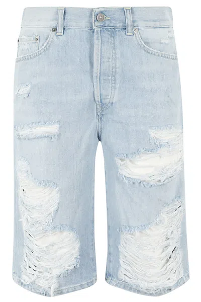 Dondup Shorts Mae In Denim