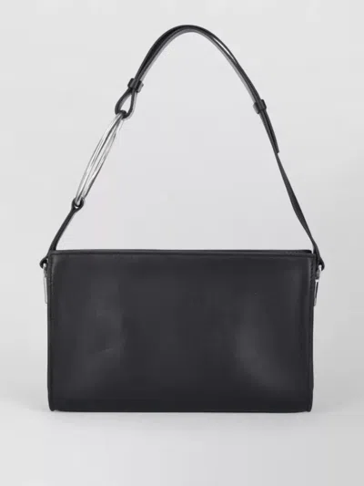 Dondup Shoulder Bag Clutch Adjustable Strap Silver Hardware