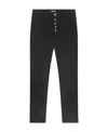 Dondup Side Pocket Button Casual Pants In Black