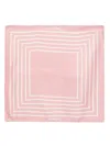 Dondup Silk Scarf In Pink
