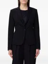 Dondup Single-breasted Blazer In Black
