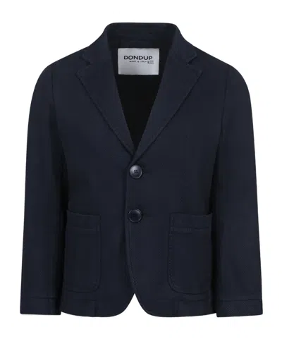 Dondup Kids' Single-breasted Jacket In Black