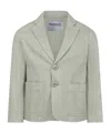 Shop Dondup Single-breasted Blazer In Gray