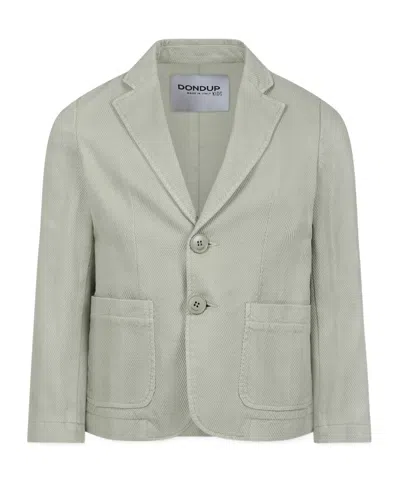 Dondup Kids' Single-breasted Jacket In Gray