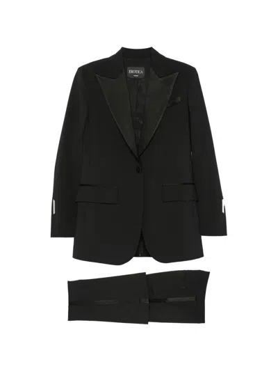 Dondup Single-breasted Suit In Black