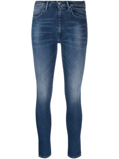 Dondup Skinny-cut Mid-rise Jeans In Blue