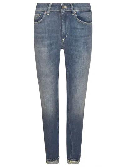 Dondup Skinny Fit Buttoned Jeans In Blue