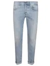 Dondup Skinny Fit Five-pocket Denim Jeans With Welt Pockets In Blue