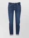 Dondup Skinny Fit Trousers Rolled Cuffs