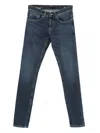 Dondup Slim-fit Five-pocket Jeans In Medium Blue Wash In Blue