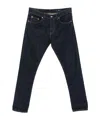 Dondup Denim Trousers With Belt Loops In Blue