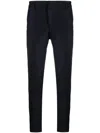 Dondup Skinny-leg Mid-waist Trousers In Blau
