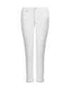 Dondup Skinny Mini Ankle Jeans In White