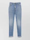 Dondup Skinny Model Trousers Rolled Cuffs