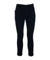 Dondup Trousers With Pockets And Belt Loops In Blue