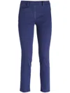 Dondup Cotton Trousers With Belt Loops And Pockets In Blue