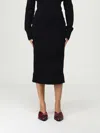 Dondup Skirt  Woman Color Black In Black