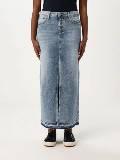 DONDUP SKIRT DONDUP WOMAN COLOR BLUE,G87836009