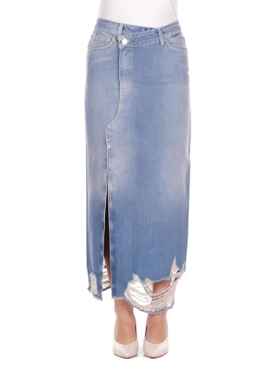 Dondup Skirts In Blue