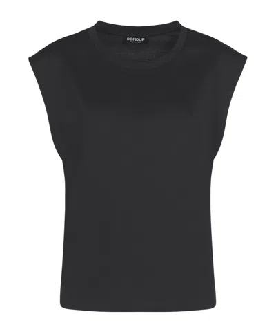 Dondup Sleeveless Top In Black
