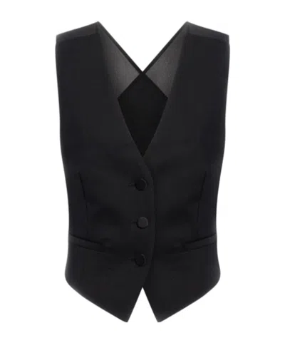 Dondup Sleeveless Vest In Black