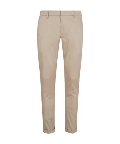 Dondup Slim-cut Chino Trousers In Nude