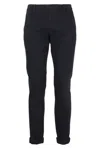 Dondup Tailored Trousers With Cuffed Hem And Pockets In Universo