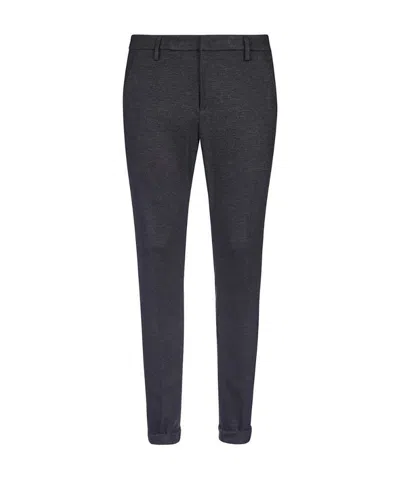 Dondup Slim-cut Trousers In Black
