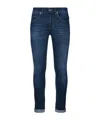 Dondup George Trousers Rolled Cuffs In Blue