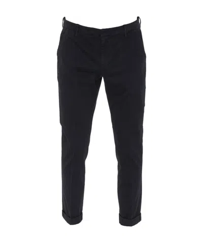 Dondup Slim-fit Chino Trousers In Black