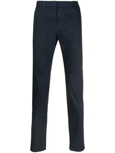 Dondup Tailored Slim-cut Trousers In Blue