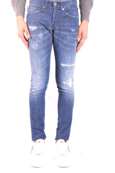 DONDUP SLIM FIT DISTRESSED DENIM JEANS