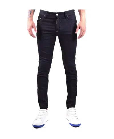 Dondup Slim-fit Jersey Trousers In Black