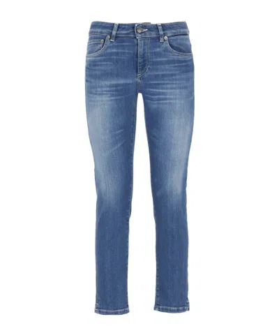 Dondup Slim Fit Pants In Blue