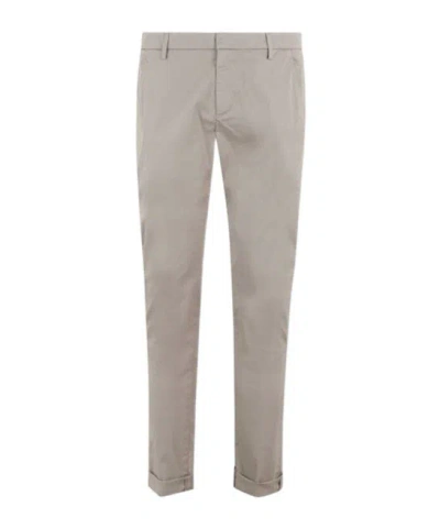 Dondup Slim Fit Pants In Gray