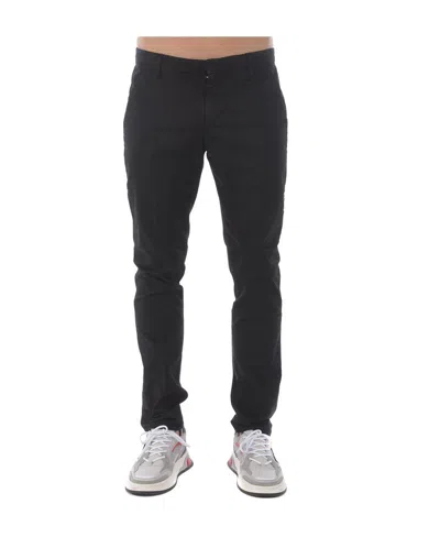 Dondup Slim-fit Tailored Trousers In Black
