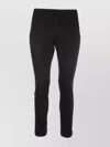 Dondup Slim Fit Trousers Belt Loops In Black